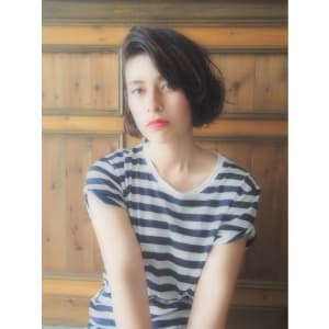 【RIMA】外国人風☆セミウェットなツヤ感ボブ