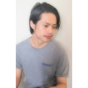 かきあげセクシーメンズカットウェットな質感