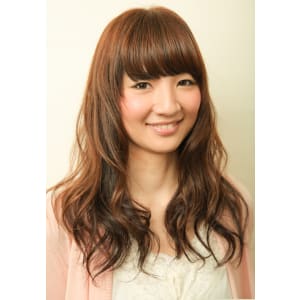 大人っぽくの愛されカールロング 上品ニュアンスカール