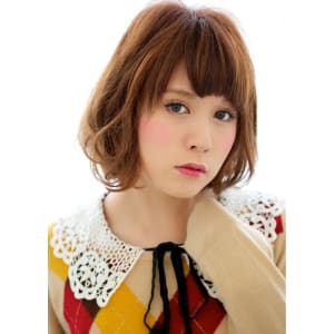 人気　ショート　パーマボブ　担当 森