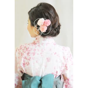 浴衣 ヘアメイク 着付け◎横浜桜木町石川町  レンタル　花火