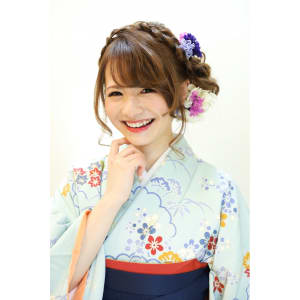 卒業式袴着付け　ヘアアレンジ♪横浜関内　桜木町みなとみらい 