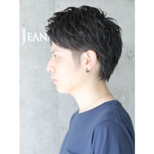 アップバング モテ黒髪ショート☆☆