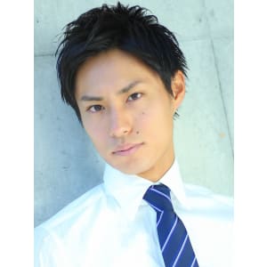 モテビジネスアップバングショート