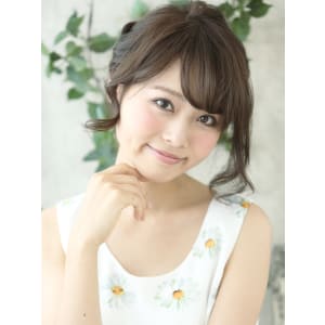 ショコラカラーでツヤ感アップ、上品な女らしさをアレンジで。 - 美容室 コミュニティサロン と和×美髪 巣鴨店【ビヨウシツ コミュニティサロントワ ビガミ スガモテン】掲載中