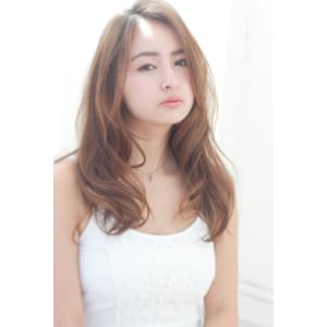 大人キレイなロング　オフェロなラフカールで簡単スタイリング
