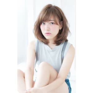 ふんわりシースルーバングボブ【N-297】