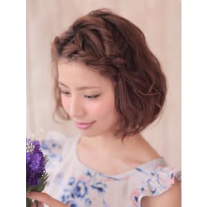 【Labless 】 大人可愛い サイドロール編み