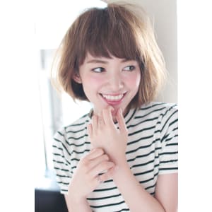ショートバングのボブ【H-92】