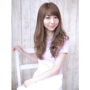 夏秋×小顔前髪×ヘルシーブラウン