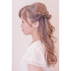 定番ハーフアップ