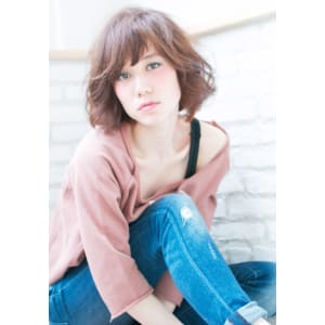 小顔に見せるボブ【H-110】