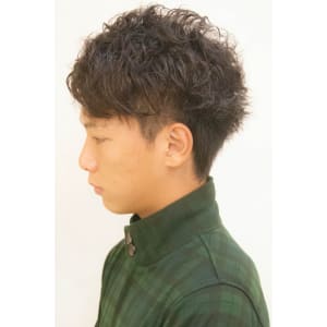 ★七三風無造作パーマｖｓ