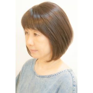 ☆艶のある前下がりボブ