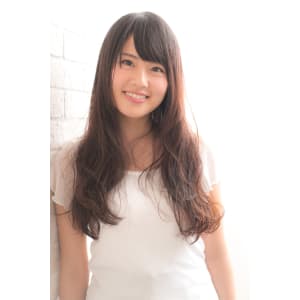 ふんわりロング　ガーリーロング　エアリーロング　スタイル