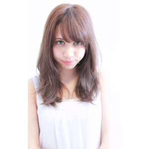 緩めデジタルパーマで可愛いセミロング【H-130】