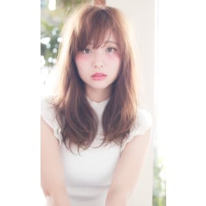 大きめカールのセミディ【H-138】