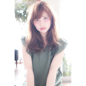 似合わせカットのゆるふわセミディ【H-142】