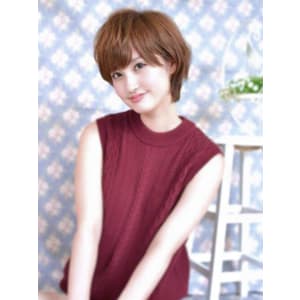 大人可愛いナチュラルショート