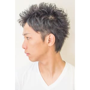 ★スパイキー無造作ショート　ｖｓ
