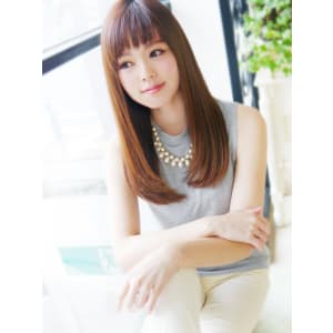 美女子ナチュラル可愛いストレートロング