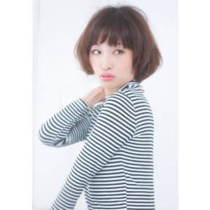 秋冬ツヤカラーの大人ボブ