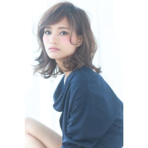 ニュアンスカールエアリーボブエアリーカールふわふわボブA6