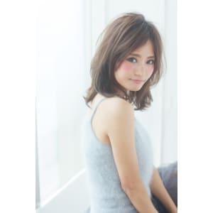 ニュアンスカールエアリーボブエアリーカールふわふわボブ317