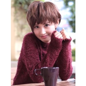 小顔にみえる☆大人可愛いショート