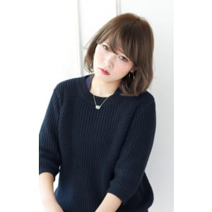 カーキアッシュのワンカールボブ【N-378】
