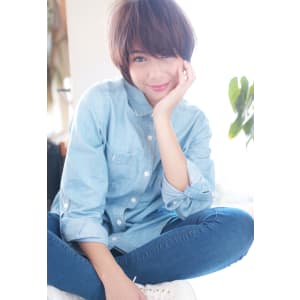伸ばしかけでも可愛いショート【H-184】