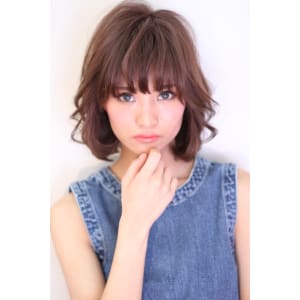 【coo et fuu 表参道】甘めバング、レイヤーボブ