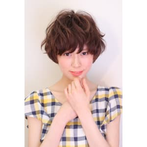 【表参道】外国人の子供のようなショートパーマ