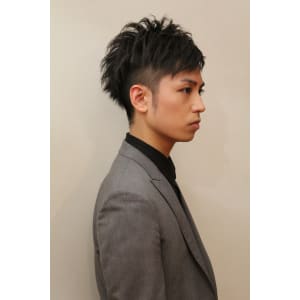 【 表参道 原宿 青山】アシンメトリーツーブロック サイド