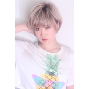 【coo et fuu 表参道 &ブロンドアッシュのショート