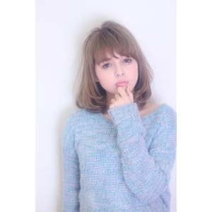 【coo et fuu 】外国人風カラー ミディアムボブ