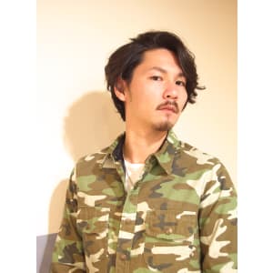 men's  無造作ショート       