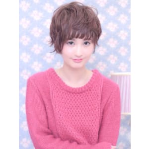 小顔にみえる☆大人可愛いショート