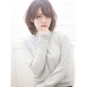 低温でかけるデジタルパーマでダメージレスお手入れ楽チンボブ