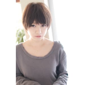 フェイスラインの似合わせカットショート【H-195】