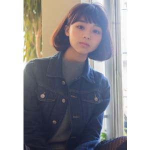 大人可愛い　うるツヤ暗髪ボブ　T－１０７