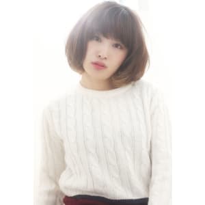 お手入れラクチンな大人ボブ