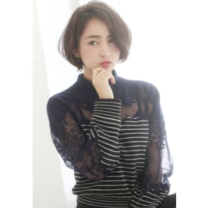 大人のダメージレスデジタルパーマボブ