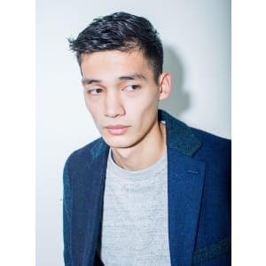 ビジネスok!大人バング立ち上げショート
