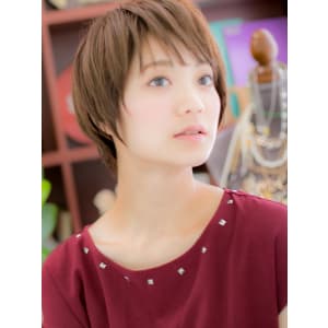 【まっすぐストレート】フェミニン☆ナチュショート