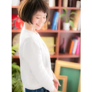 ゛短めバング゛で、脱！☆定番ボブｃ