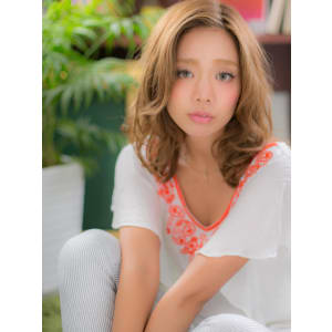 女っぽさUP☆ツヤふわミディｃ