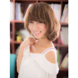 【重なる柔らか質感。憧れ☆☆ふわミディ】