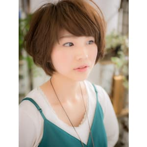 スタイリング楽々★パーマでふんわりショート