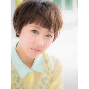 ぱっつん感が可愛い！個性派★マッシュボブa